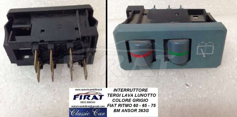 INTERRUTTORE TERGILUNOTTO FIAT RITMO GRIGIO